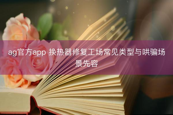 ag官方app 換熱器修復(fù)工場常見類型與哄騙場景先容